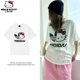 thumbnail image 3 of Camiseta Kawaii de Hello Kitty, nueva China-Chic Spoof KT Sanrio Y2K Spicy Girls, Camiseta holgada de manga corta a la moda americana de calle Retro, 3 of 4