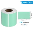 thumbnail image 2 of Uxcell Rectangular Color Coding Labels Rectangle Colored Labels Sticker Moving Stickers Label Tags Light Green, 2 of 7