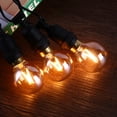 thumbnail image 2 of Bombilla G40 marrón de 1 W, bombilla decorativa retro para patio, iluminación interior, bombilla LED de cristal, 2 of 3