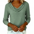thumbnail image 5 of Neewe Long Sleeve Tops for Women Trendy Summer Spring Tops 2025 Beach Vacation Clothes Travel Business Casual Outfits, 5 of 7