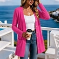 thumbnail image 2 of Admvng Women's Outerwear Button Long Sleeve Coat Casual Jacket, 2 of 6