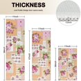 thumbnail image 4 of Pioneer Flower Floral Print Pattern Kitchen Rugs Sets Of 3,Kitchen Runner Rugs Non Skid Washable,Decorative Kitchen Floor Mats for Kitchen,Sink,Laundry,17"x30"+ 17"x47" + 17"x59", 4 of 6