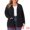 Black, variant on DARING DIVA Women's Plus Size Open Front Long Sleeve Cardigan with Pockets 1X White