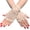 Color, variant on Lace Gloves Elegant Short Courtesy Summer Fingerless Wrist Length Floral Mittens for Women Girl Wedding Halloween Party