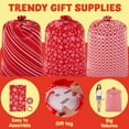 thumbnail image 5 of Joyfy 3 Pcs Jumbo Christmas Gift Bags, 56”x36” Red Xmas Large Plastic Gift Bags with Tags for Santa Parties Supplies, Gift Wrapping, 5 of 8