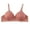 Brown, variant on Full-Coverage Wirefree Bra Women Solid Color Comfortable Hollow Out Bra Underwear No Underwire Short Size Female Classic T-Shirt Bra, Style 8195, Black 40B