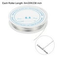 thumbnail image 2 of 1pcs Craft Wire Beading Copper Wires for Jewelry Production(Silver)-0.5mm, 2 of 6