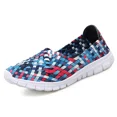 thumbnail image 3 of XIHAHA-zapatos planos con banda elástica para mujer, mocasines de rejilla con suela suave, cómodos, a la moda, 3 of 5