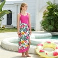 thumbnail image 6 of Teen Girls One Piece Swimsuit with Cover Up Sarong Skirt Bathing Suit Beach Swimwear for 10-16 Years, 6 of 8