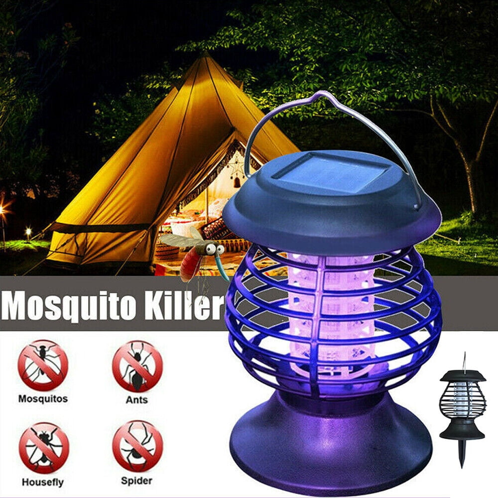 Paddsun Mosquito Killer light, Solar Powered Led Fly Bug Insect Zapper Killer Trap Lamp Light Outdoor