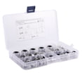 thumbnail image 2 of XYCCA 80pcs Stainless Steel Lock Nut Assortment M3 M4 M5 M6 M8 M10 M12 Insert Locknut-082101, 2 of 5