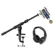Blue Bluebird SL Studio Condenser Recording Microphone Mic+Headphones+Boom Stand