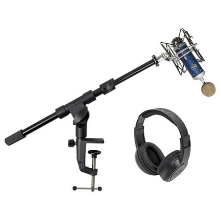 Blue Bluebird SL Studio Condenser Recording Microphone Mic+Headphones+Boom Stand