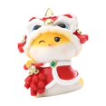 thumbnail image 3 of yotijay Cute Snake Statue Cartoon Snake Sculpture Collectibles Housewarming Gift Artwork Holding Pendant, 3 of 9