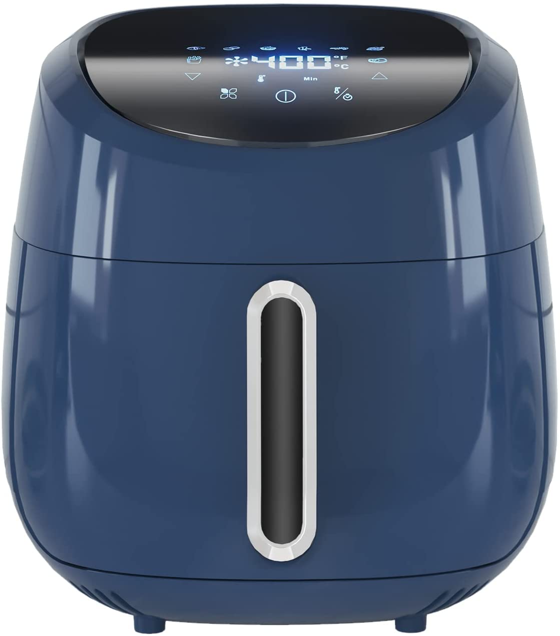 Air Fryer 4.5 QT Airfryer Digital Air Fryer Cooker 8 Preset Menus 1400W