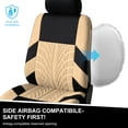 thumbnail image 4 of Car Seat Covers Fit for Dodge Durango 2007-2024,Breathable Waterproof Seat Protector,Anti-Slip Protection Fast Install Easy Clean Scratch Resistant Beige,Full Set(2 Row 5 Seats), 4 of 10