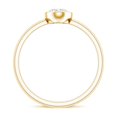thumbnail image 2 of Lab Created Diamond Solitaire Ring - 1 Carat - Oval Engagement Ring - EF-VS Grade, 18K Yellow Gold, US 8.00, 2 of 8