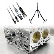 BIBABLYKE Engine Cylinder Hone Tool 19-250mm Diameter Adjustable Deglazer 1-1/8'' to 4'' Long Stones Engine Cylinder Hone Deglazer