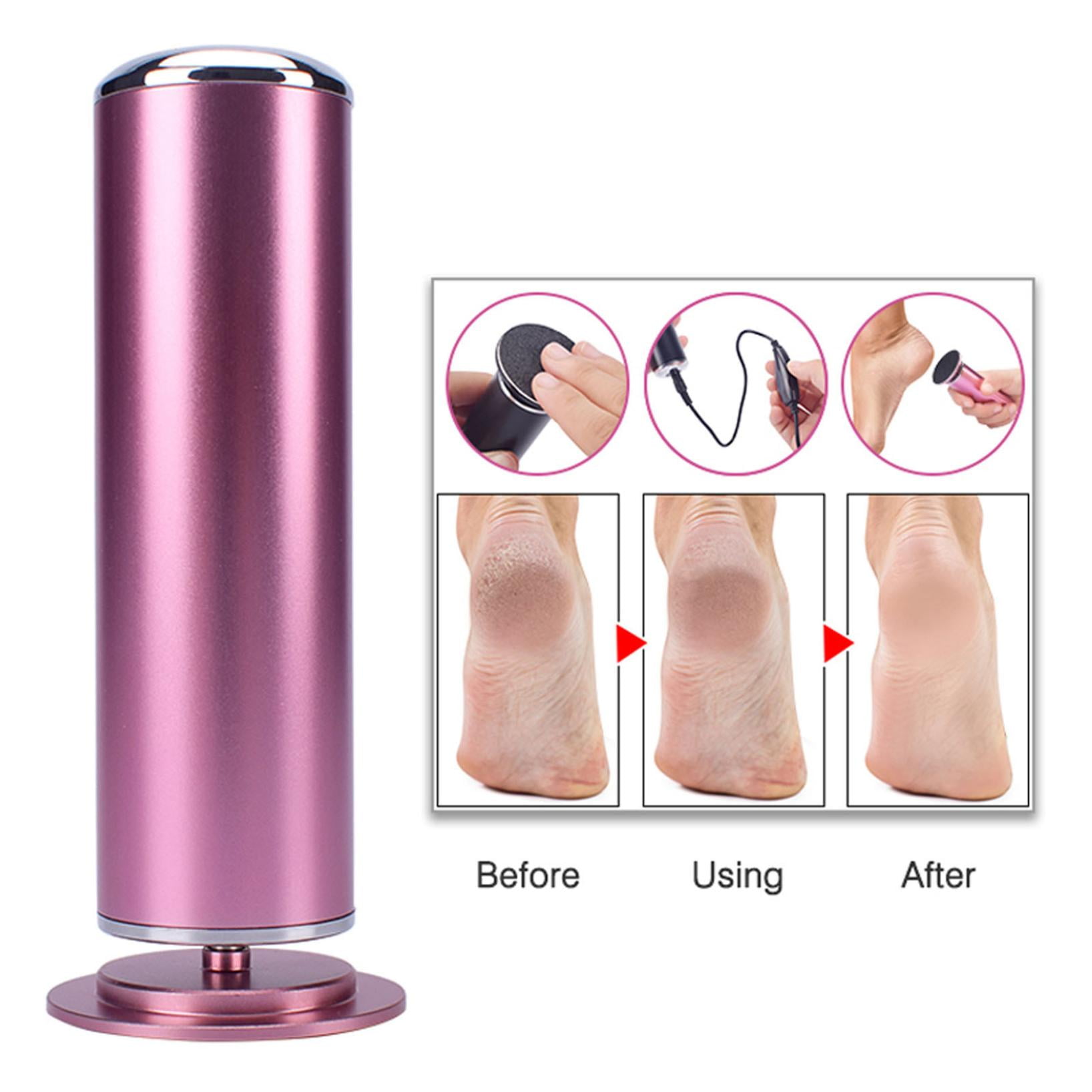 Electric Foot Callus Remover, Pain-Free Electric Callus Remover with 60pcs Sanding Discs, Professional Adjustable Speed Electric Foot File Pedicure Tool for Dead Dry Crack Calluses