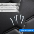 thumbnail image 5 of Car Seat Cover for Subaru Crosstrek Forester Outback Legacy Impreza WRX 2000-2026, Waterproof PU Leather Seat Cushion Protector Full Set Black Gray, 5 of 11
