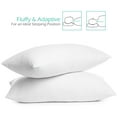 thumbnail image 3 of Clara Clark Bed Pillow, Pillows for Bed, Tottler Size Pillows 13" x 18", 2 Pack, 3 of 7