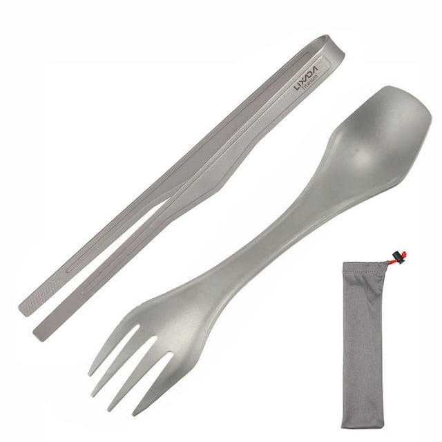 Clip de titanio Pinza de titanio Lixada con pinza para barbacoa, herramienta para asar a la parrilla Lixada Clip de titanio
