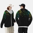 thumbnail image 4 of Fotbe Night Rainbow Sparkles Chaqueta con Protección Solar UPF 50+ para Hombre y Mujer, Camisa con Capucha y Bolsillos-Medium, 4 of 7
