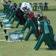 thumbnail image 4 of Uxcell 20"x16" Golf Towels Tri Fold Waffle Pattern Towels Soft Fiber with D Clip Green 2 Pack, 4 of 5
