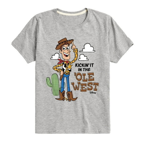 Toy Story - Kicking It In The Ole West - Toddler & Youth Short Sleeve Graphic T-Shirt
