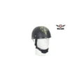 thumbnail image 1 of Yellow Sun Grazer Novelty Motorcycle Helmet - Extra Large, 1 of 1