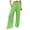 Green, variant on Babysbule Long Pants for Women Women's Casual Slim High Elastic Waist Solid Color Sports Cotton And Linen Pants