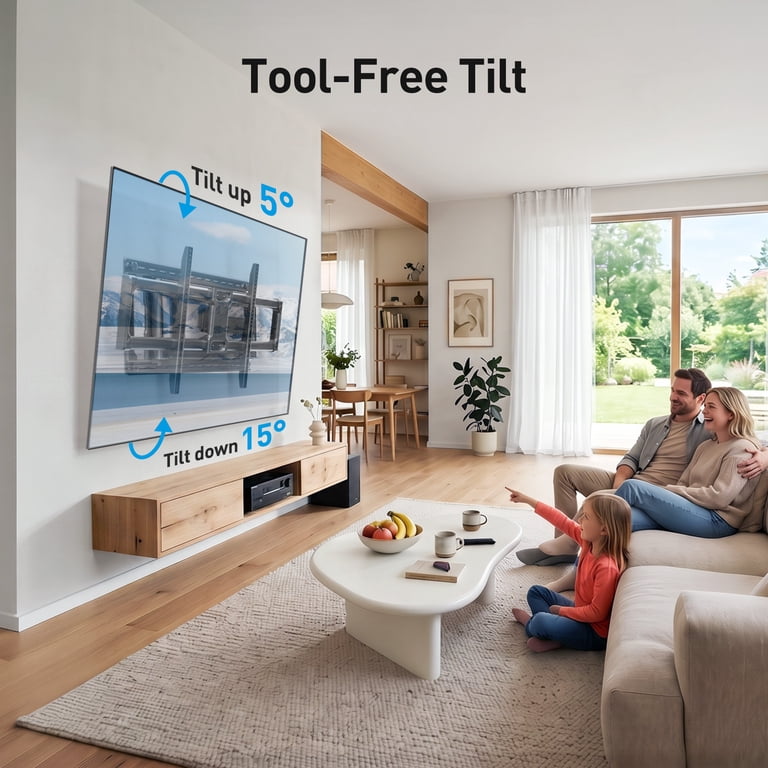 MountFTV Full Motion TV Wall Mount for 42" to 97" TVs photo 2