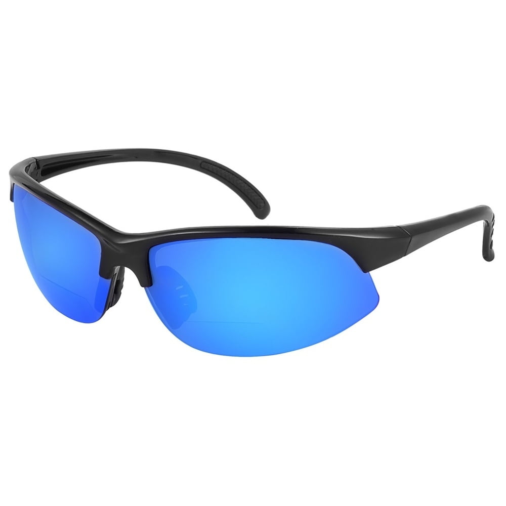 "The Wind Breaker" Sport Wrap Polarized Bifocal Sunglasses - Outdoor Reading Glasses for Men and Women
