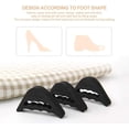 thumbnail image 3 of Heldig 4 Pairs Toe Filler Inserts Adjustable Toe Plug Reusable Shoe Filler for Too Big Shoes for Women Men Unisex Pumps Flats Sneakers - Black + Beige, 3 of 7