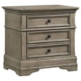 thumbnail image 2 of DeeHome Wheat Rectangular 3-Drawer Nightstand, 2 of 9