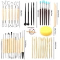 thumbnail image 3 of 61pcs Ceramic Sculpting Tools Set, Clay Pottery Carving Kit, Wooden Modeling Knife, For Polymer Clay Pottery Candles Hy, 3 of 5
