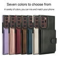 thumbnail image 4 of Decase for Samsung Galaxy Note 20 Ultra Flip PU Leather Back Cover with 2-in-1 Detachable Magnetic Wallet with 5 Card Slots Compatible Mag-Safe and RFlD Blocking Kickstand & Wireless Charging,Rosegold, 4 of 6