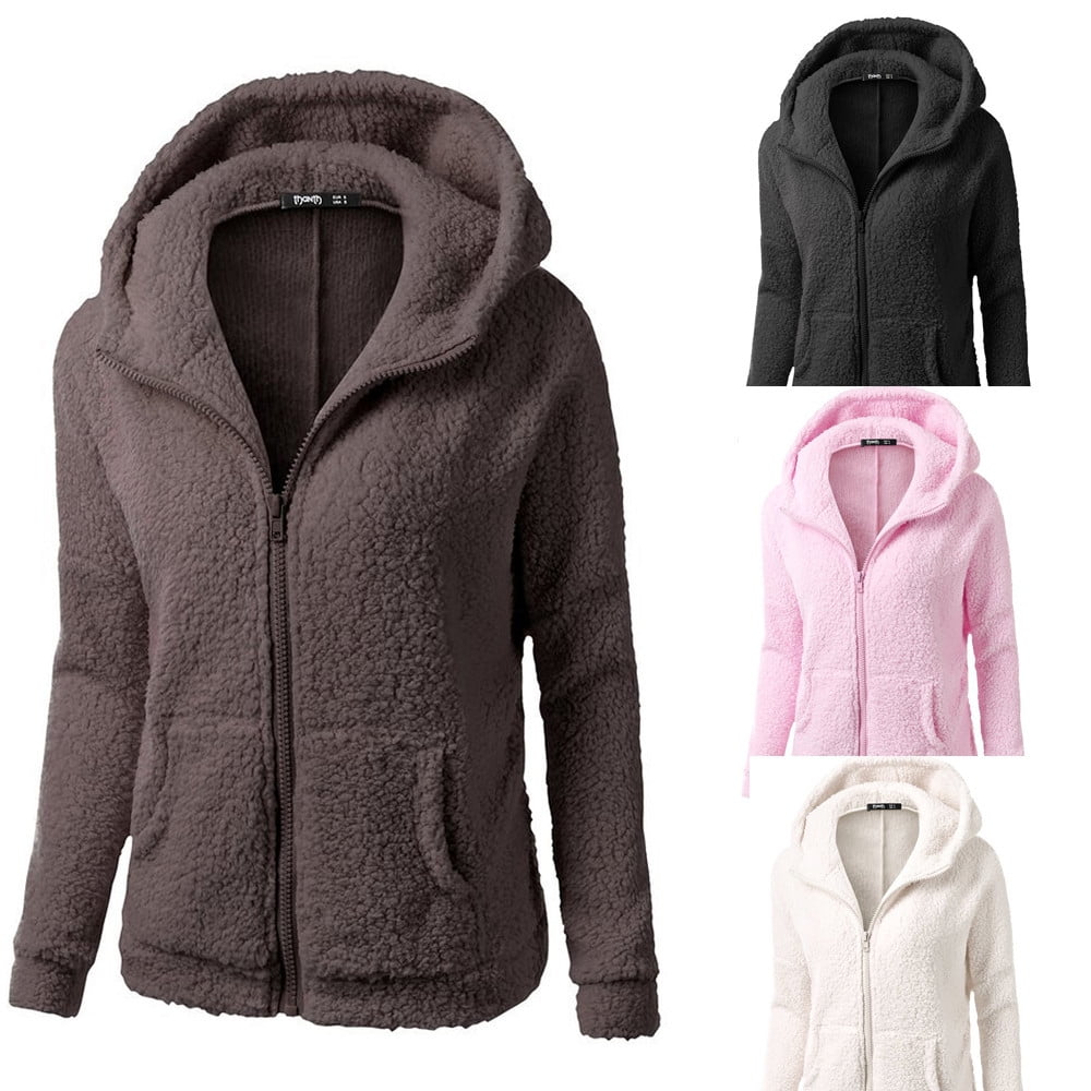 womens hooded sweater coat