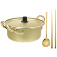 thumbnail image 4 of MasteelfCA 1 Set Hot-pot Pot Double Handle Pot Noodle Cooking Pot Aluminum Wok with Spoon, 4 of 9