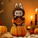 thumbnail image 5 of Christmas gifts Labubu pop mart Labubu Adorable Halloween Plush Keychain Cute Bunny Costume with Pumpkin Design for Kids and Adults, Soft and Durable, 5 of 9