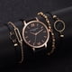 thumbnail image 2 of Conjunto de reloj para mujer, 5 uds., reloj de pulsera de cuarzo para mujer, pulsera de cuero para mujer, reloj de lujo, reloj informal para mujer, regalo para novia Tan Jianjun unisex, 2 of 2