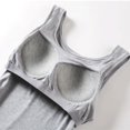 thumbnail image 5 of Women Cotton Tank Tops, Casual Sleeveless Solid Padded Tee, 5 of 8