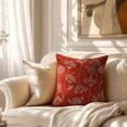 thumbnail image 4 of Byndra Wildflower Embroidery Pillow Covers, 18 x 18 Inch Polyester Chenille Cushion Cases, Floral Sofa Pillow Covers for Farmhouse Living Room, Home Closet and Travel Storage, 4 of 7