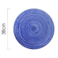 thumbnail image 6 of Sunjoy Tech Table Insulation Placemats,Heat-Resistant Kitchen Table Pad Mats Washable Placemats Non-Slip Crossweave Woven Round Placemat for Dining Table, 6 of 8