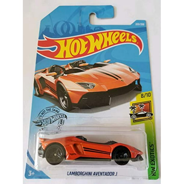 Hot Wheels 2019 Hw Exotics Lamborghini Aventador J Orange 223 250 Walmart Com Walmart Com