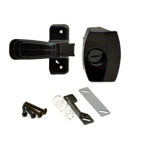 Rinker 228345 Black Coated Aluminum SPB-444 Marine Boat Screen Hatch / Door Latch