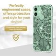 thumbnail image 2 of Caseyard TPU Clear Case for iPhone 13 with Henna Mehndi design phone cover, 2 of 7