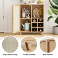 thumbnail image 4 of STARY Sideboard Buffet Cabinet, Bar Cabinet with Wine Racks and Adjustable Shelf for Kitchen, Living Room, Home Bar, Nature, 4 of 8