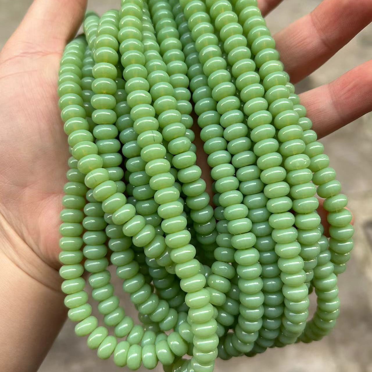 1200Pcs DIY Perforated Beads Stringing Accessories Full of Meaning