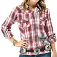 thumbnail image 3 of Roper Womens  Cross Concho Belt XXL Black, 3 of 4